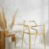 Non-woven wallpaper leaves beige gold metallic 10321-02 1