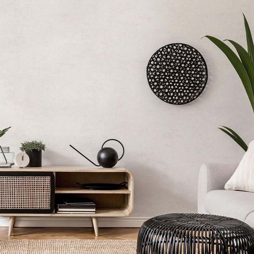 Non-woven wallpaper stone look cream glitter 10296-26