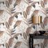 Non-woven wallpaper Elle leaves brown gold 10332-02 5