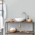 Non-woven wallpaper Elle plain texture grey 10335-31 1