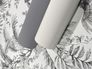 Non-woven wallpaper leaves tropics white black 82337 5