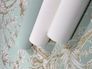 Non-Woven Wallpaper Leaves Green Gold Metallic 82341 5