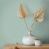 Non-woven wallpaper texture textile look light green 82354 1