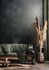 Non-woven wallpaper texture plaster look black brown 82390 1
