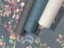 Non-Woven Wallpaper Floral Berries Blue Green Pink 47454 4