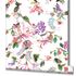 Non-Woven Wallpaper Floral White Pink Green 47456 3
