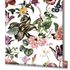 Non-woven wallpaper flowers leaves white pink green 47458 3