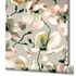 Non-woven wallpaper flowers branches beige white 47464 4
