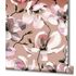 non-woven wallpaper flowers branches pink white 47465 3