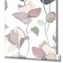 Non-woven wallpaper flowers illustration white pink 47472 3