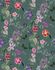 Digital print non-woven flowers green purple pink 33144 1