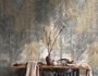 Photo Wallpaper jungle leaves grey yellow 39261-1 1
