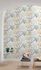 Non-woven wallpaper leaves beige black yellow A57101 1