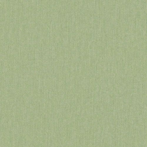 Non-woven wallpaper plain mottled fabric look green JR1212