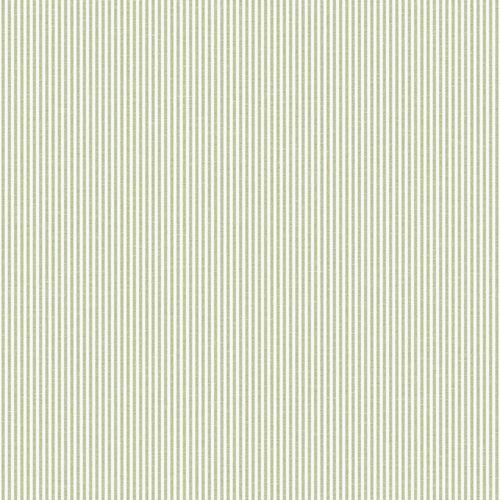 Non-woven wallpaper stripes green cream white LL-03-12-8