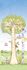 Photo Wallpaper Tree Height Chart Kids Blue Green LL6001 2