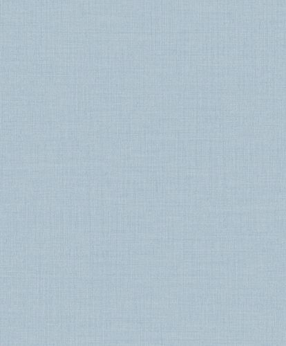 Non-woven wallpaper plain textile optics blue MN1007