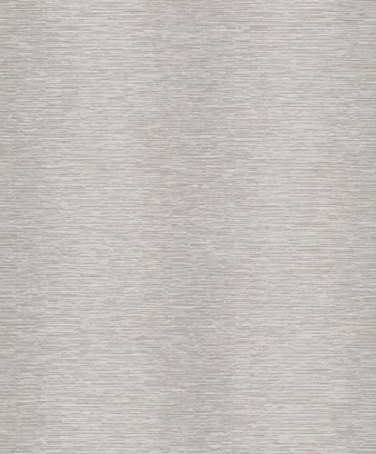 Non-woven wallpaper stripes white grey metallic A61901