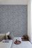 Non-woven wallpaper stone look blue grey metallic A62004 1