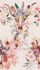 Wall Mural Floral Feathers Pink Cream Beige ML2101 2