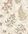 Non-woven wallpaper leaves tendrils cream brown gold A63902 2
