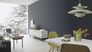 Rasch non-woven wallpaper graphic blue metallic 608113 1