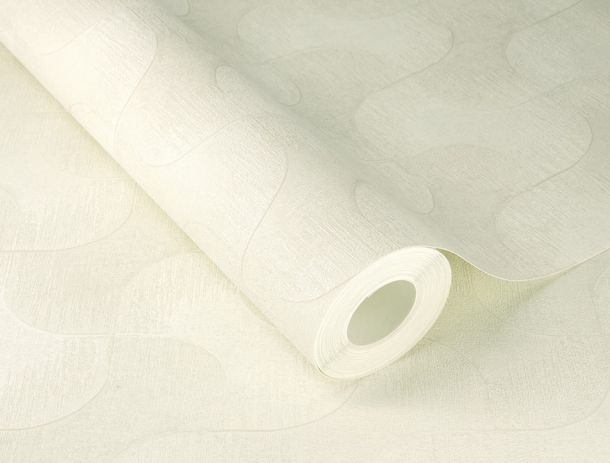 Rasch non-woven wallpaper graphic cream metallic 608120