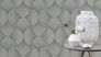 Rasch non-woven wallpaper fans graphic silver 608212 1