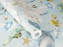 Rasch non-woven wallpaper fish coral blue cream 301328 1