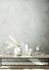 Non-woven wallpaper leaves floral texture white grey 34507 2