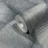 Non-Woven Wallpaper Leaves texture Silver Metallic 34514 3