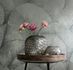 Non-Woven Wallpaper Leaves texture Silver Metallic 34514 2