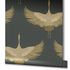 Non-woven wallpaper birds black gold metallic 34532 5