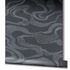 Non-woven wallpaper waves textile look black metallic 34537 4