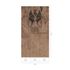 Digital print Elle concrete look dog brown black 2266-30 4