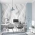 Digital print Elle Abstract Leaves grey 2271-10 2