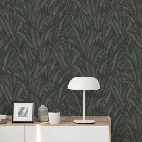 Wallpaper Guido Maria Kretschmer leaves black silver