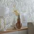 Wallpaper Guido Maria Kretschmer leaves silver metallic 2