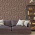 Wallpaper Guido Maria Kretschmer leaves bronze metallic 1