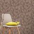 Wallpaper Guido Maria Kretschmer leaves bronze metallic 2