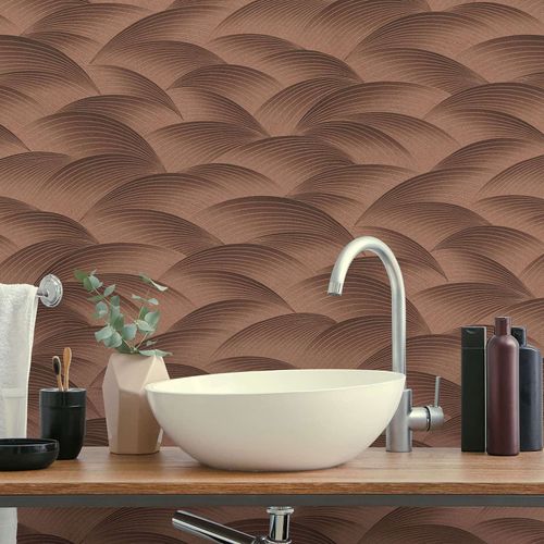 Wallpaper Guido Maria Kretschmer arches bronze metallic