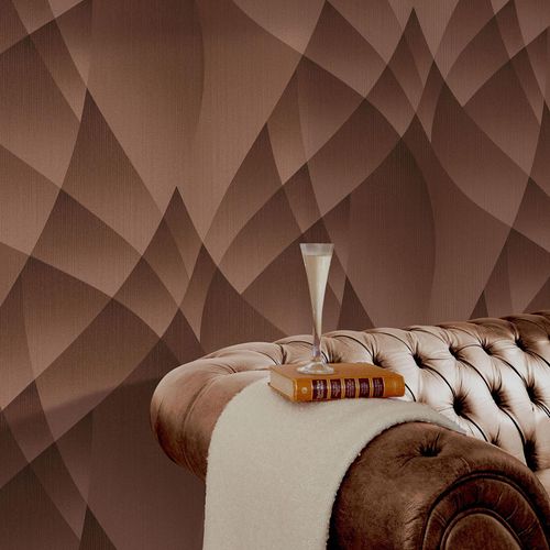Wallpaper Guido Maria Kretschmer Graphic Bronze Metallic