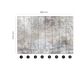 Wall mural Guido Maria Kretschmer leaves plaster look gray 4