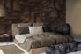 Wall mural Guido Maria Kretschmer Waves Brown Bronze 1