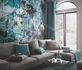 Wall mural Guido Maria Kretschmer Abstract Blue Black 1