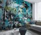 Wall mural Guido Maria Kretschmer Abstract Blue Black 2