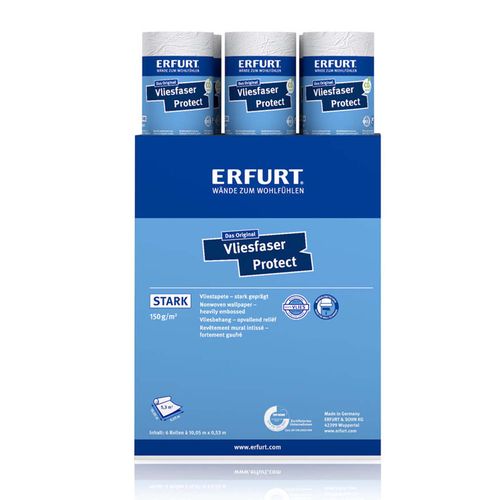 6 x Erfurt non-woven fiber Protect 203 wallpaper 31.98 m²
