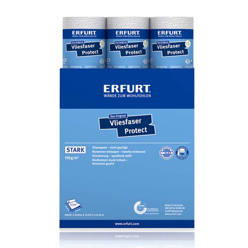 6 x Erfurt non-woven fiber Protect 205 wallpaper 31.98 m²