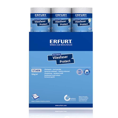 6 x Erfurt non-woven fiber Protect 207 wallpaper 31.98 m²