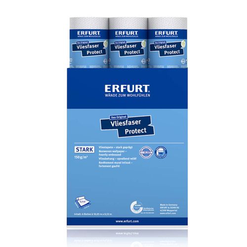 6 x Erfurt non-woven fiber Protect 208 wallpaper 31.98 m²